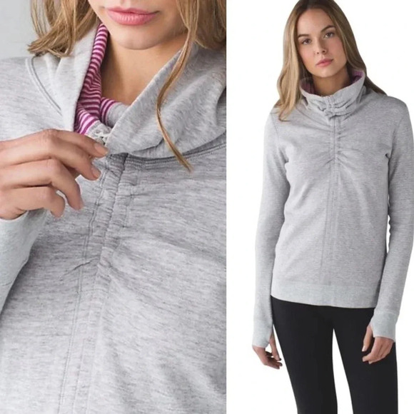 lululemon athletica Tops - LULULEMON IN A CINCH REVERSIBLE PULLOVER